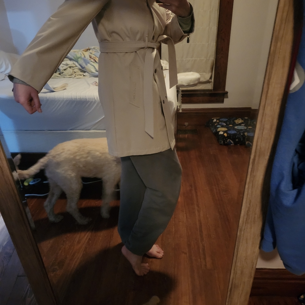 Calvin Klein Women's Beige Trench Coat - Picture 7 of 7